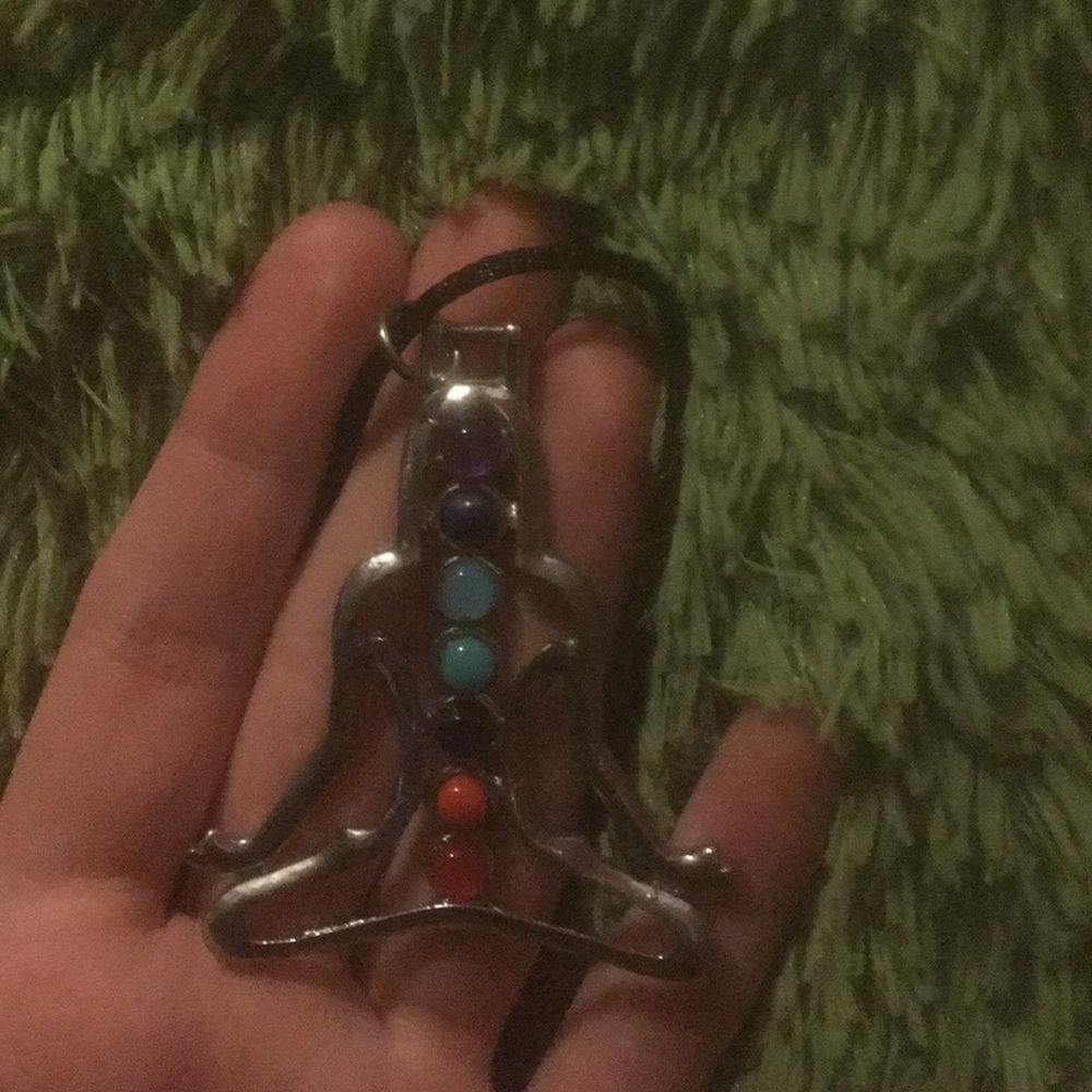 Yoga rainbow Chakra necklace